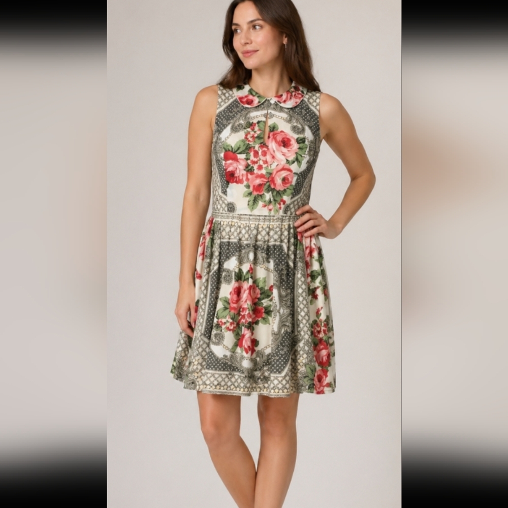 ABS Allen Schwartz floral graphic key hole 2